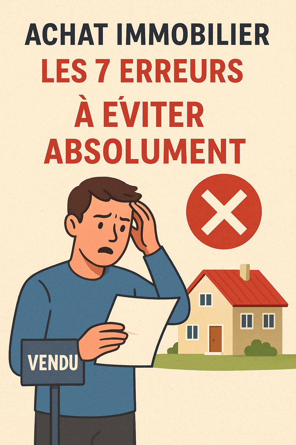 Achat immobilier : les 7 erreurs à éviter absolument